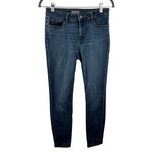DL1961 Florence Skinny Mid Rise Instasculpt Ankle Jeans Mesquite Blue Stretch 27